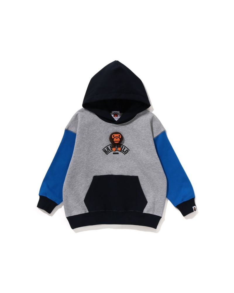 Hauts Bape Baby Milo Pullover Hoodie Grise Enfant | KSD-47608033